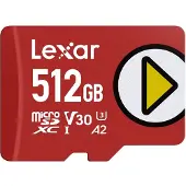 Lexar Microsdxc Play Uhs-i 512gb V30 Memory Card Clair
