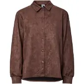 Pieces Chemisier 'PCObina' marron