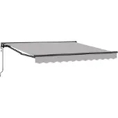 vidaXL Cadre d'auvent gris clair 300 x 250 cm