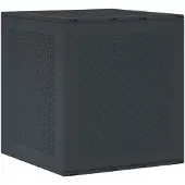 vidaXL Boîte de rangement anthracite 55 x 53 x 57 cm en polypropylène