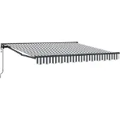 vidaXL Cadre de store anthracite et blanc 300 x 250 cm