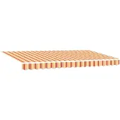 vidaXL Store rétractable jaune 400 x 200 cm Tissu
