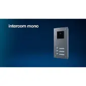 Hager Frontplatte intercom mono 1 Taste+Namen