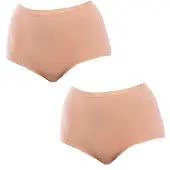 Playtex Culotte Taille Haute Maxi Organic Cotton 2 Unités
