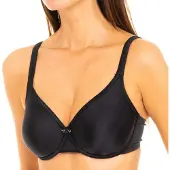 Playtex Satiny Microfiber Underwire Bra Noir 80 / C Femme
