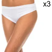 Janira Ces Panties 3 Units Blanc XL Femme