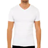 Abanderado 0205 Short Sleeve Base Layer Blanc 52 Homme