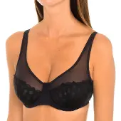 Dim Emboitants GENEROUS MOD BRODERIE femmes - Noir - 100C