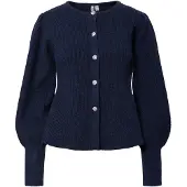 Pieces Cardigan 'PCAnnie' bleu marine
