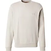 BOSS pour homme. 50509323 Sweatshirt Logo appliqué beige (M), Casuel, Coton