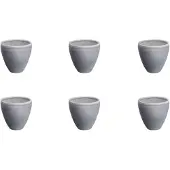 Bjorn Tasse Stone 15cl - 6 Pièces - Gris Lune