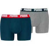 Puma Boxers gris / rouge sang / noir / blanc