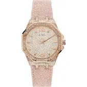GUESS Montre - - GW0408L3 - Quartz - Doré rose - Bracelet en nylon