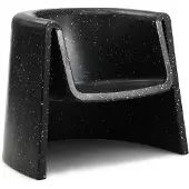 Normann Copenhagen Fauteuil lounge noir Bit