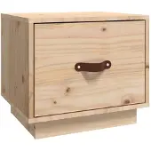 vidaXL Table de chevet 40x34x35 cm Bois de pin solide