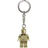 LEGO Hommes, Porte-clés, Porte-clés minifigure doré (850807), Or