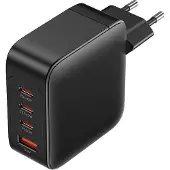 Vention Chargeur de batterie, , Feib0-Eu, 3Xusb-C, Usb- A, 140W/140W/30W/18W, Gan (Noir)