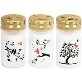 Jeka Bougie funéraire, Ø 6,5x12,7 cm, set de 3 pièces (3 pcs)