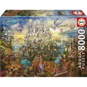 Educa Puzzle La ville des rêves 8000 pièces