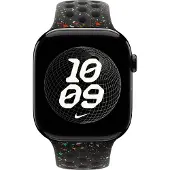 Apple Bracelet Nike Sport pour Watch | 44/45/46/49 mm - Taille M/L - Midnight Black