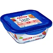 Pyrex Plat Carré Cook & Go Cuisson, Conservation Et Transport Hermétique -