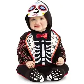 MOM Baby Day Of The Dead Costume Multicolore 7-12 Months Enfants