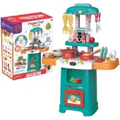 Famosa Masterchef Junior Electronic Kitchen With 31 Accessories Multicolore Enfants
