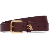 Ralph Lauren Ceinture 'Carryover' or / lie de vin