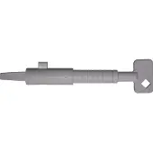 ABUS B8 - 1 cylindre en plastique, blanc (Cylindre profilé double entrée)