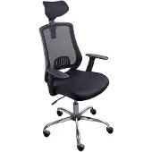 Office Products Chaise de bureau itaka, noir (44 - 54 cm)