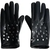 Bershka Gants noir / argent