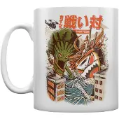 Ilustrata Food Fight Tasse Blanc