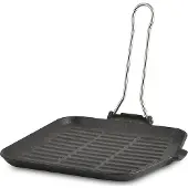 Ilsa ditella Grill Pan fonte de fonte 24 x 24 cm anthracite