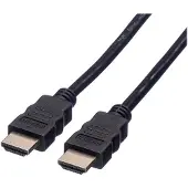 Roline HDMI High Speed Cable with Ethernet - Câble HDMI avec Ethernet - HDMI mâle pour HDMI mâle - 10 m - blindé - noir