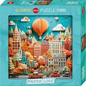 Heye Puzzle Puzzle Paper Like - Townscape - Moins de 10 pièces