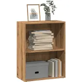 vidaXL Bibliothèque chêne artisanal 60x30x77 cm bois d'ingénierie