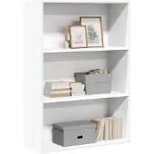 vidaXL Bibliothèque blanc 80x30x114 cm bois d'ingénierie