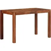 vidaXL Table de salle à manger 120x60x76 cm en bois massif d'acacia