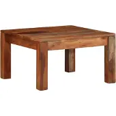 vidaXL Table basse 60x60x35 cm en bois massif d'acacia