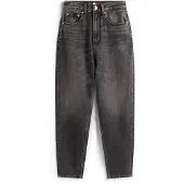Tommy Hilfiger Jean 'Ultra High Rise Mom Tapered Leg Black' gris denim