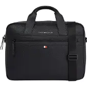 Tommy Hilfiger Sac d’ordinateur portable 'Essential' bleu foncé / rouge / noir / blanc