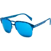Italia Independent Lunettes de soleil - - 0502-023-000 - Métal - Bleu - Protection catégorie 3