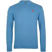 U.S. POLO ASSN. Pull-over bleu / rouge