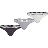 Calvin Klein Underwear String aubergine / violet pastel / noir / blanc