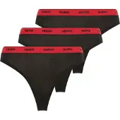 HUGO Slip en coton stretch avec taille logotée