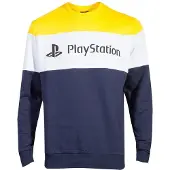 Sony Hommes, Pull-over, Colour Block Sweater pour hommes, Multicolore, (S)