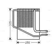 Ava Cooling Évaporateur de climatisation CRV126 AVA