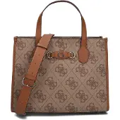 GUESS Izzy 2 Comp Tote Couleur Marron