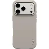 CARE by PanzerGlass Étui tendance Samba avec MagSafe pour Apple iPhone 17 Pro - Vanilla Beige