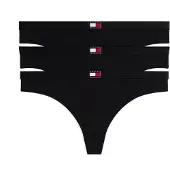 Tommy Hilfiger Underwear String 'Heritage' bleu marine / jaune clair / rouge / blanc